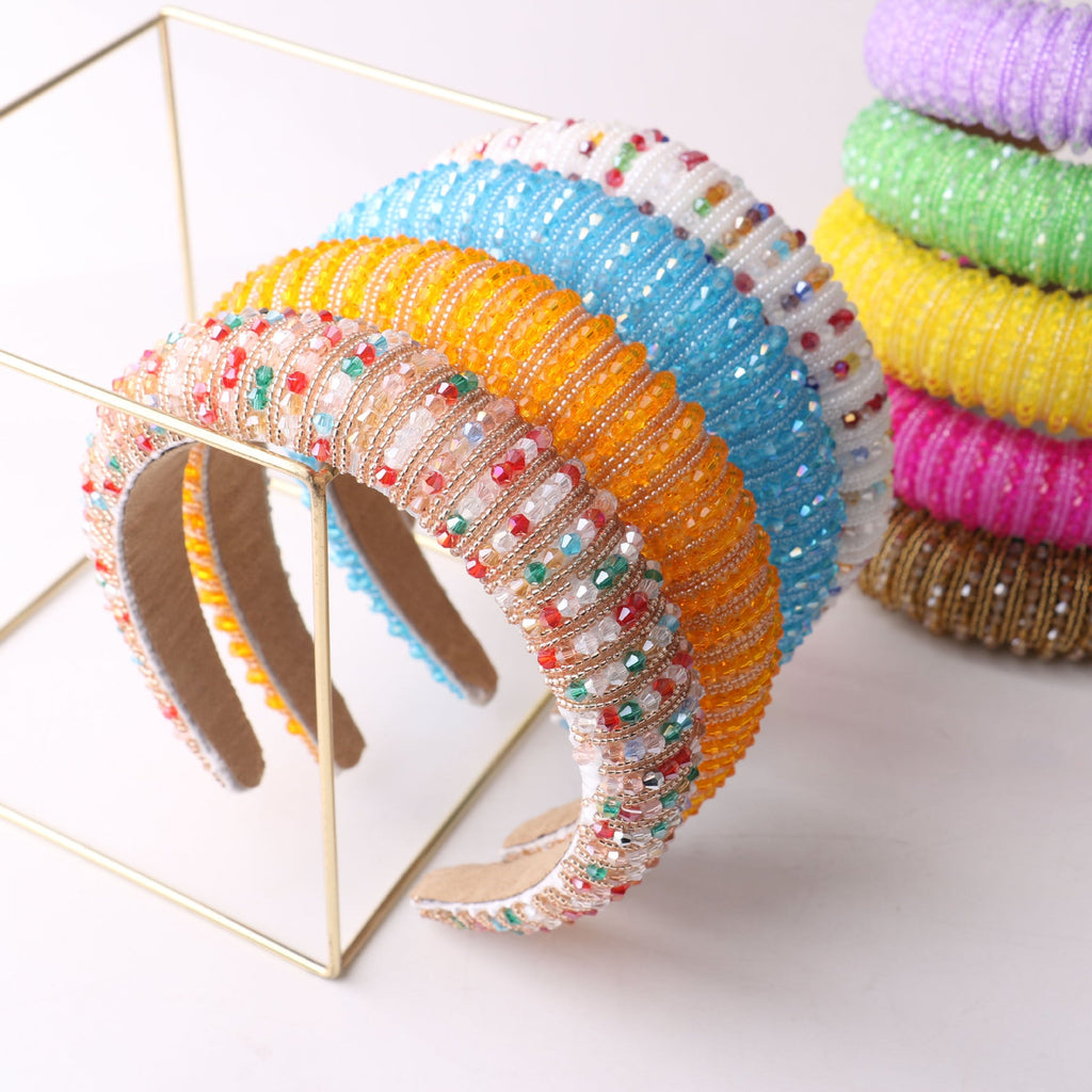Crystal Beaded Headband L3254