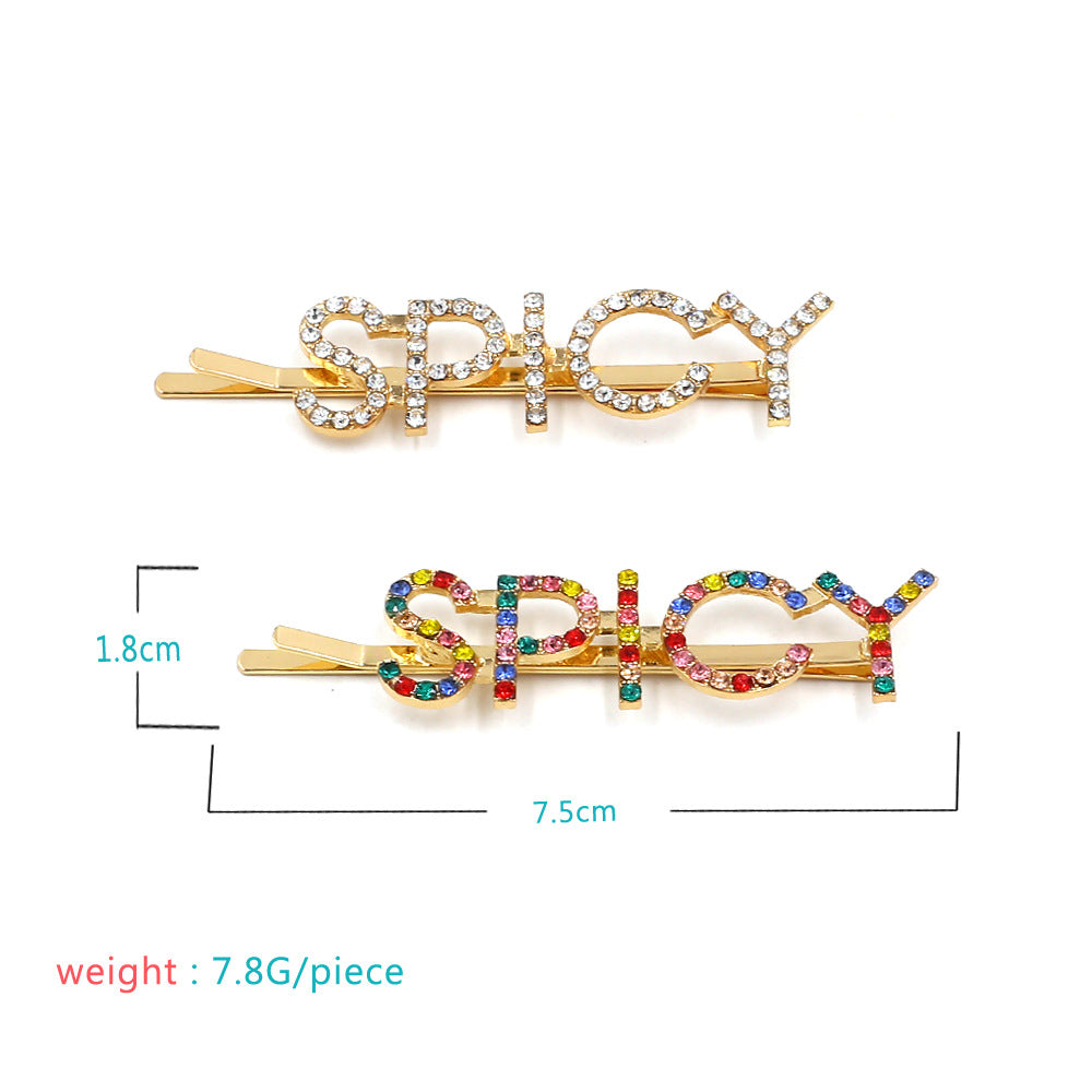 SPICY Rhinestone Hair Clip Set L3256