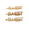 SWEET Rhinestone Hair Clip Set L3257