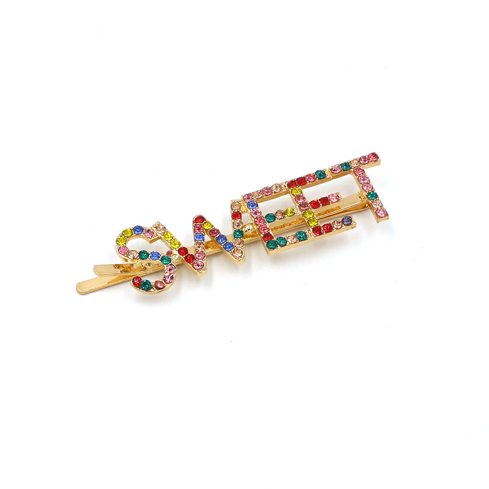 SWEET Rhinestone Hair Clip Set L3257