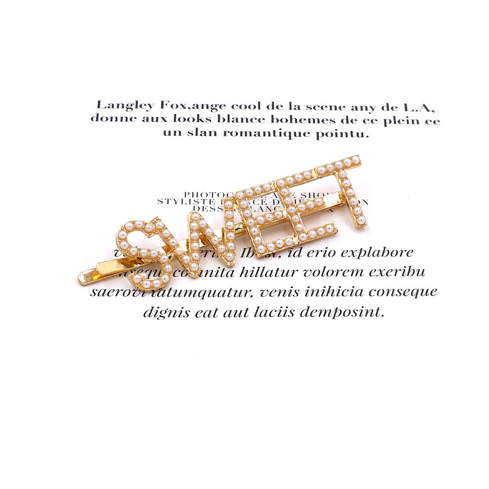 SWEET Rhinestone Hair Clip Set L3257