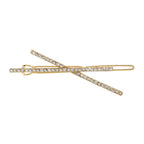 Cross Rhinestone Hair Clip Set L3258