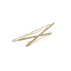 Cross Rhinestone Hair Clip Set L3258