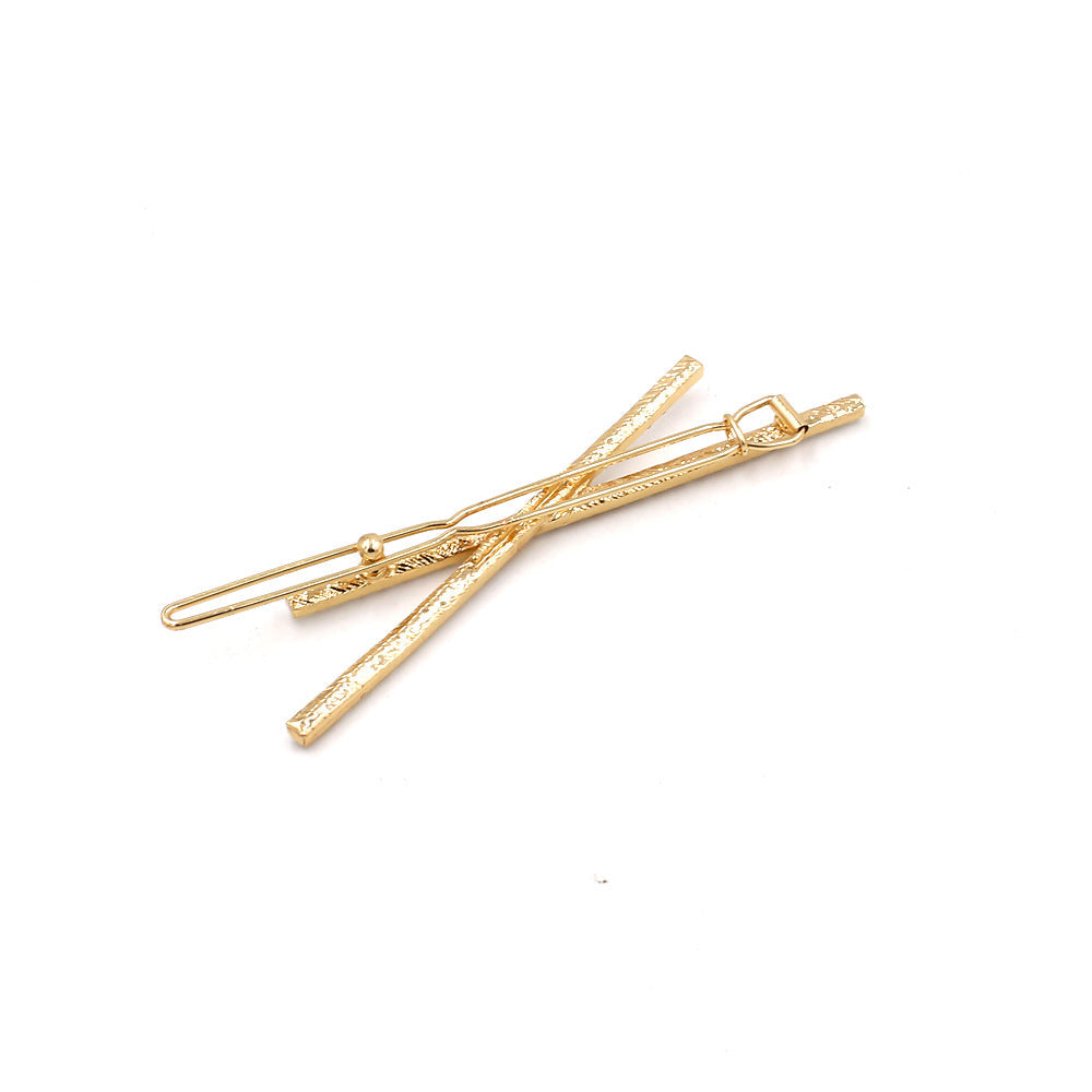 Cross Rhinestone Hair Clip Set L3258