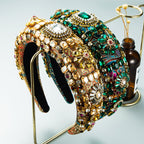 Baroque Rhinestone Sponge Headband L3285