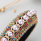 Baroque Pearl Rhinestone Headband L3288