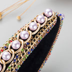 Baroque Pearl Rhinestone Headband L3288