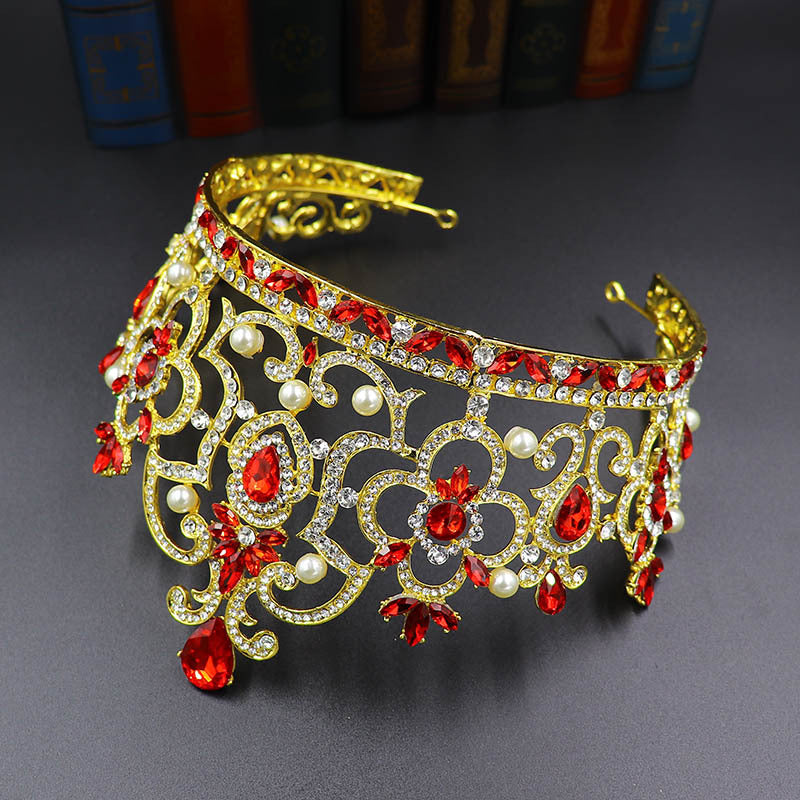 Rhinestone Crown Headband L3352