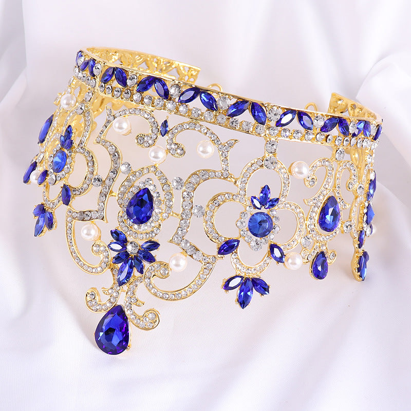 Rhinestone Crown Headband L3352