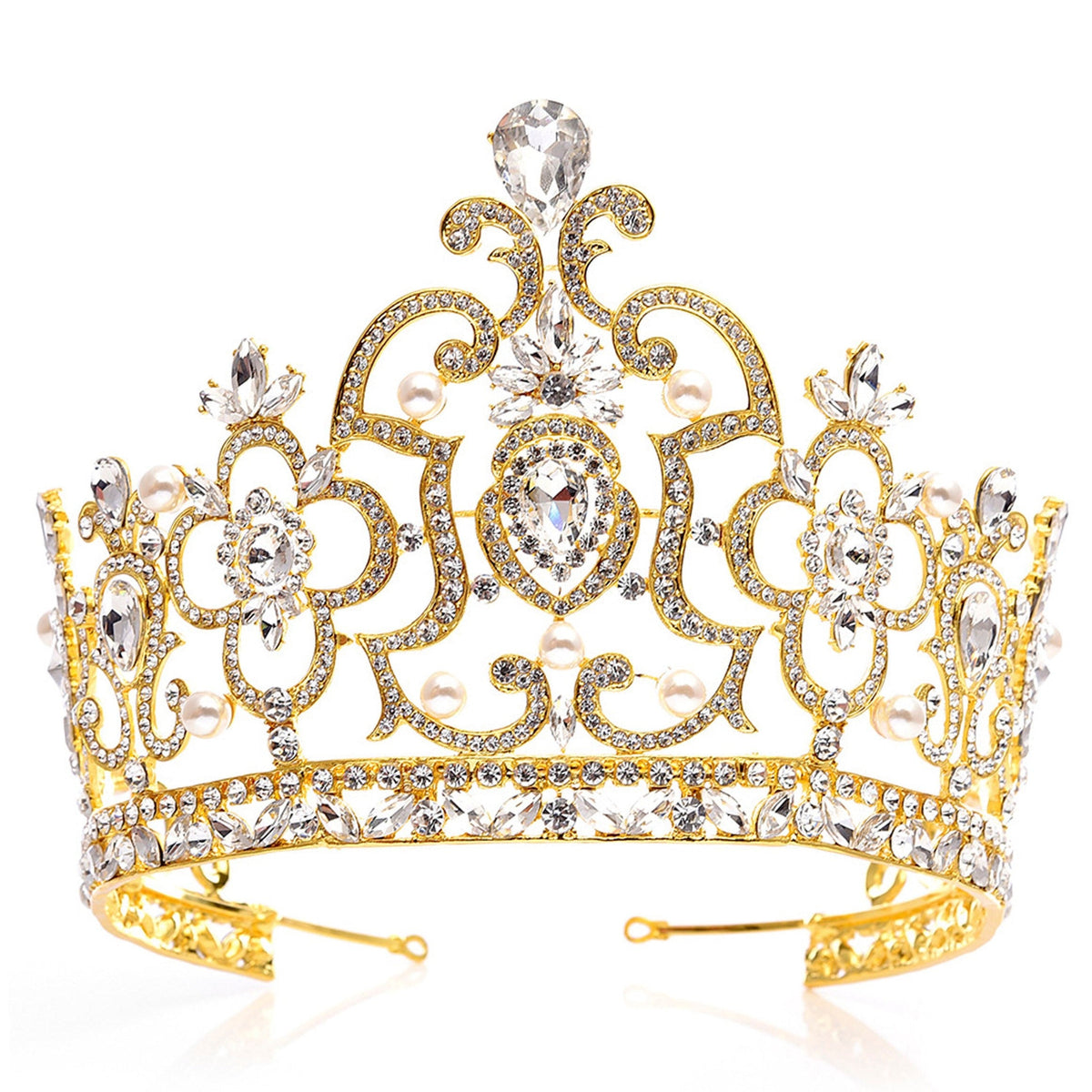 Rhinestone Crown Headband L3352