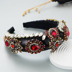 Baroque Rhinestone Sequin Headband L3363