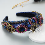 Baroque Rhinestone Sequin Headband L3363