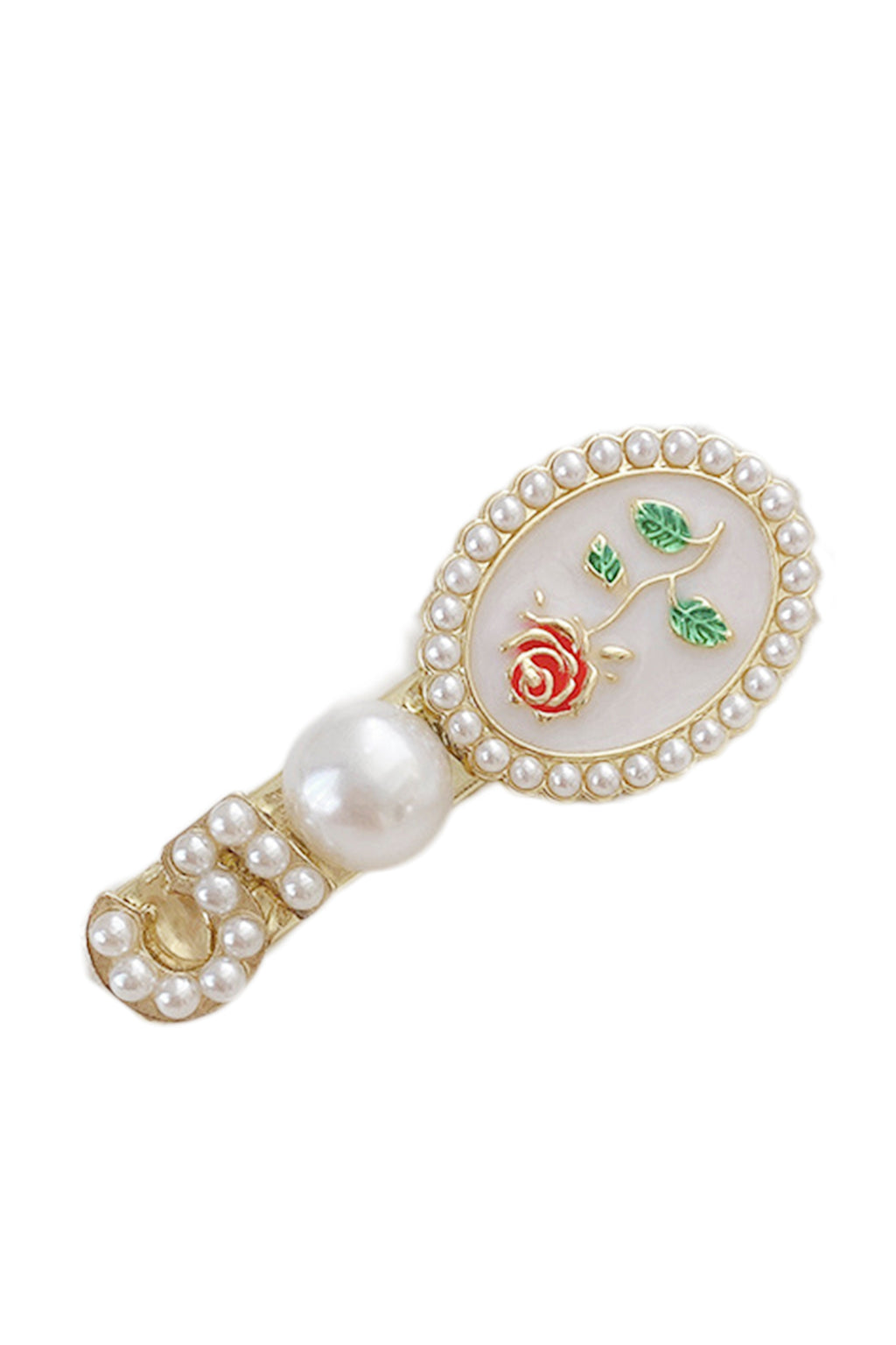 Rose Pearl Hair Clip L3415