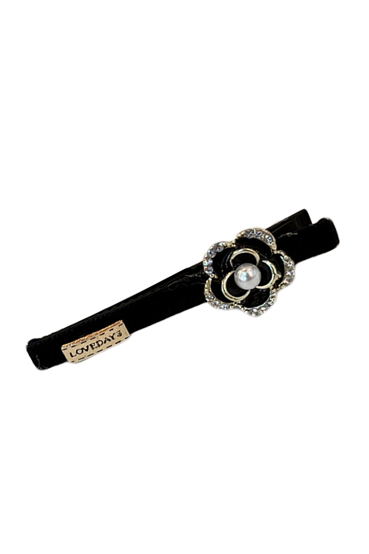 Flower Rhinestone Hair Clip L3416