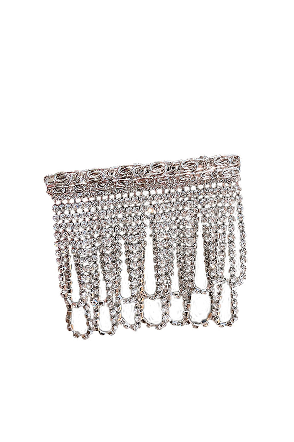 Rhinestone Tassel Hair Clip L3443