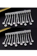 Tassel Rhinestone Hair Clip Set L3445