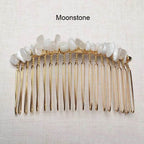 Irregular Natural Stone Hair Comb L3446