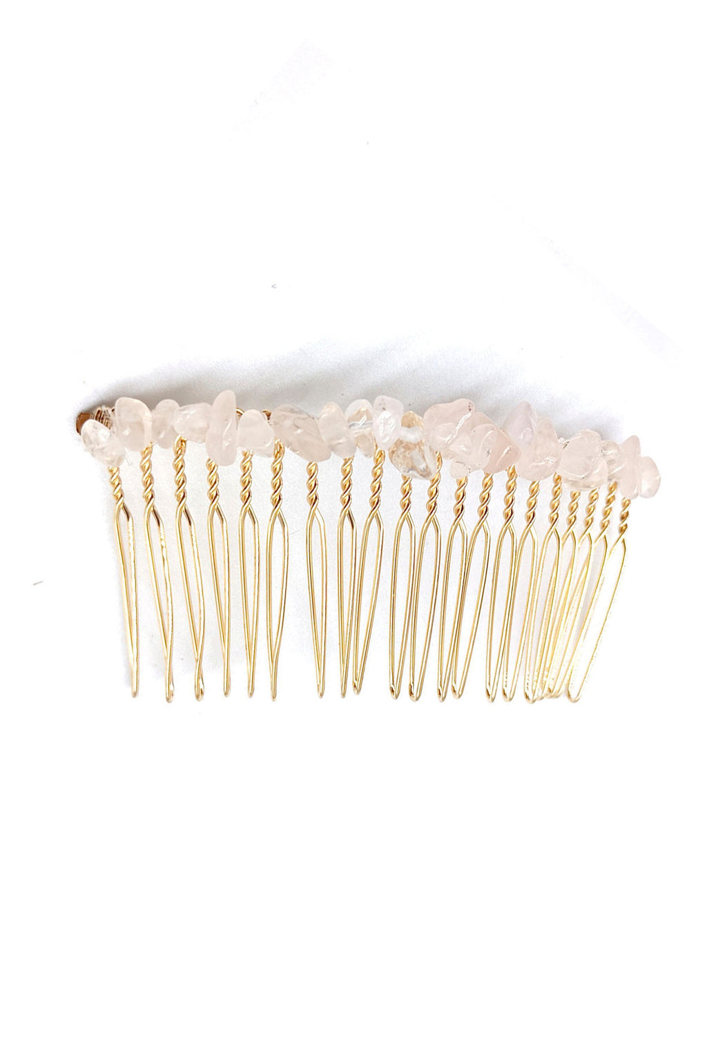 Irregular Natural Stone Hair Comb L3446