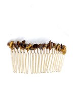 Irregular Natural Stone Hair Comb L3446