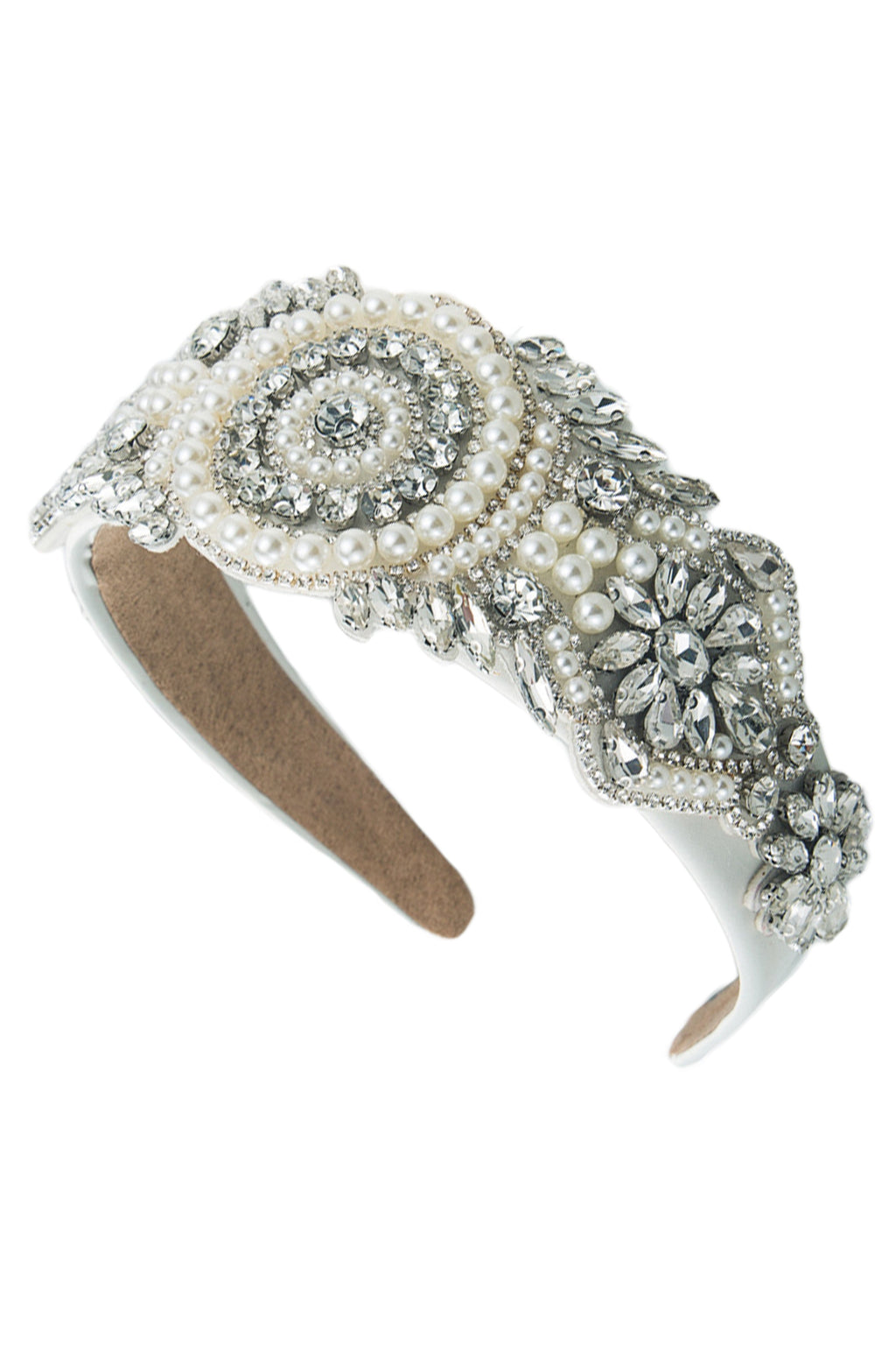 Pearl Rhinestone Headband L3475
