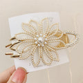 Flower Pearl Hair Clip L3483