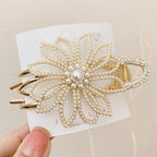 Flower Pearl Hair Clip L3483