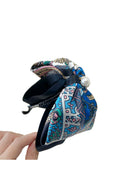 Bow Silk Feel Fabric Hair Clip L3499