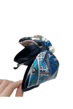 Bow Silk Feel Fabric Hair Clip L3499