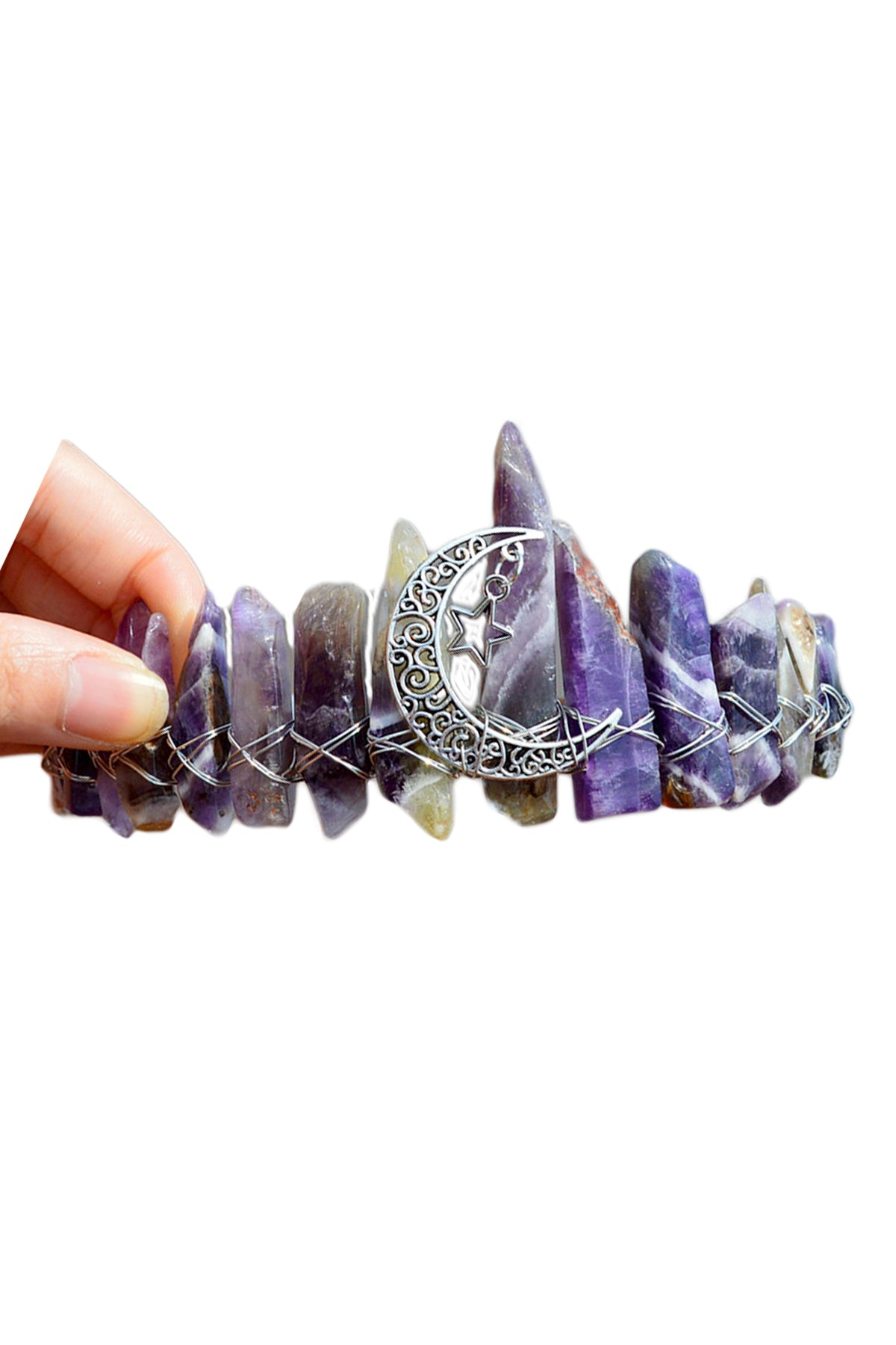 Moon Natural Stone Headband L3528