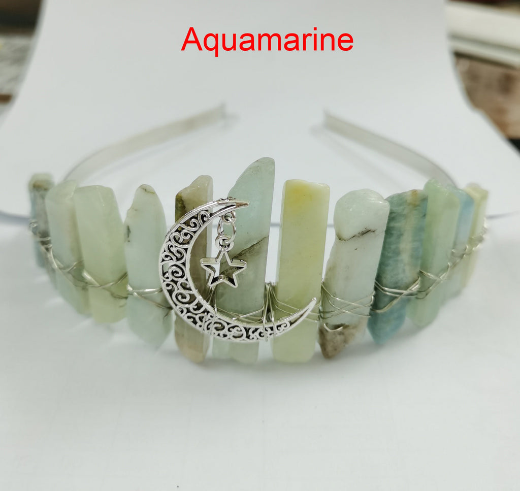 Moon Natural Stone Headband L3528