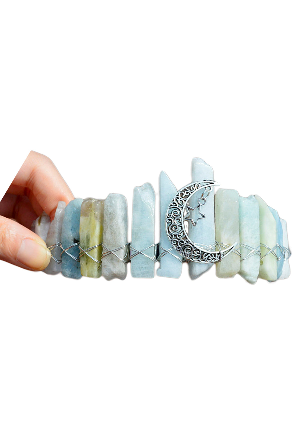 Moon Natural Stone Headband L3528