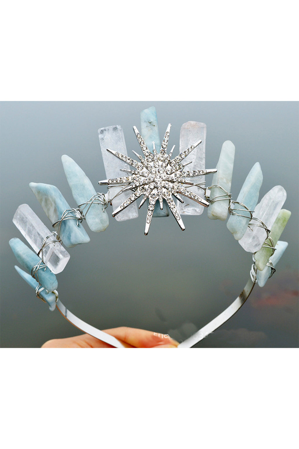 Sun Natural Stone Headband L3529