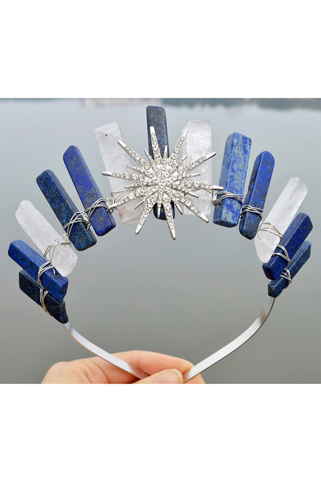 Sun Natural Stone Headband L3529