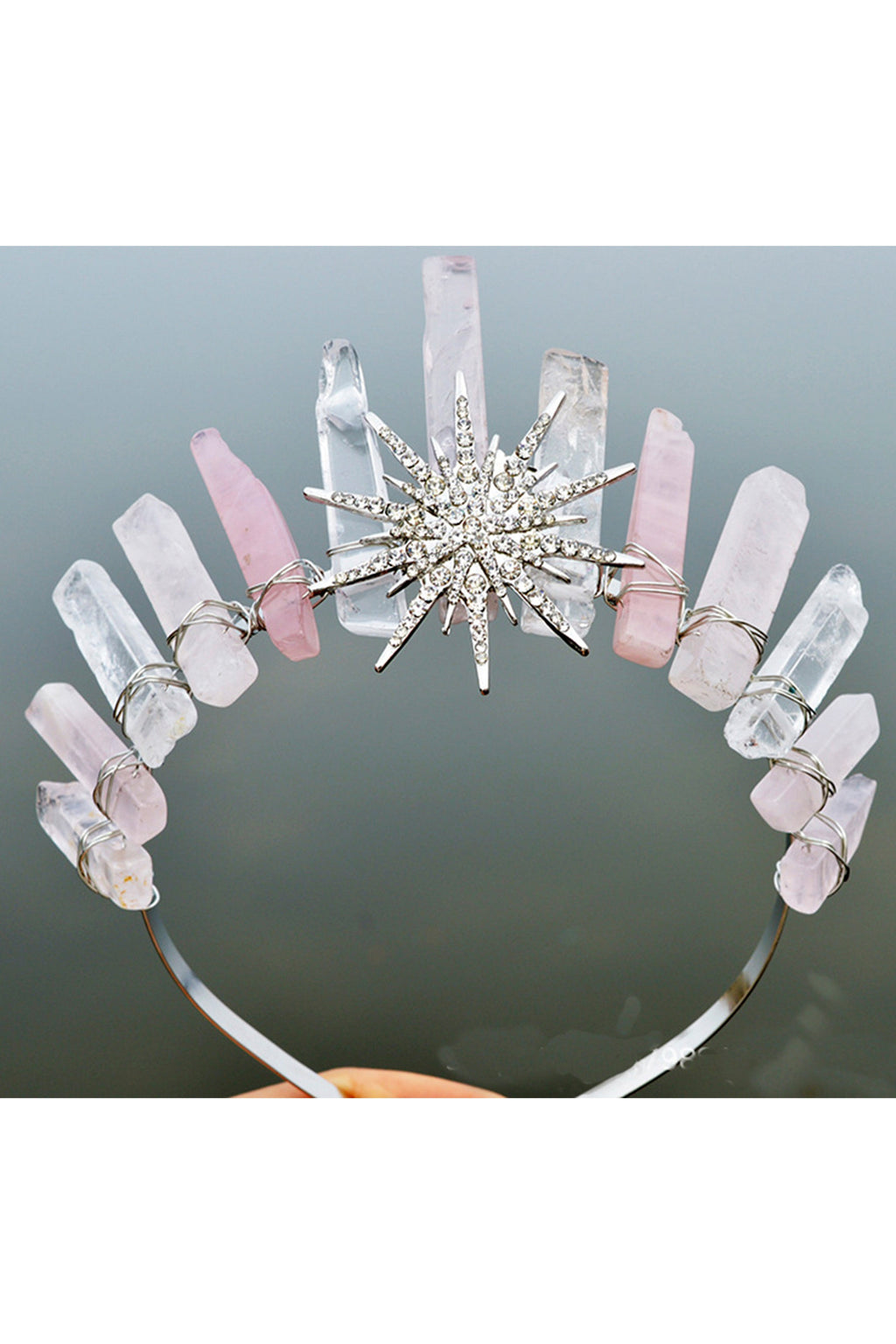 Sun Natural Stone Headband L3529