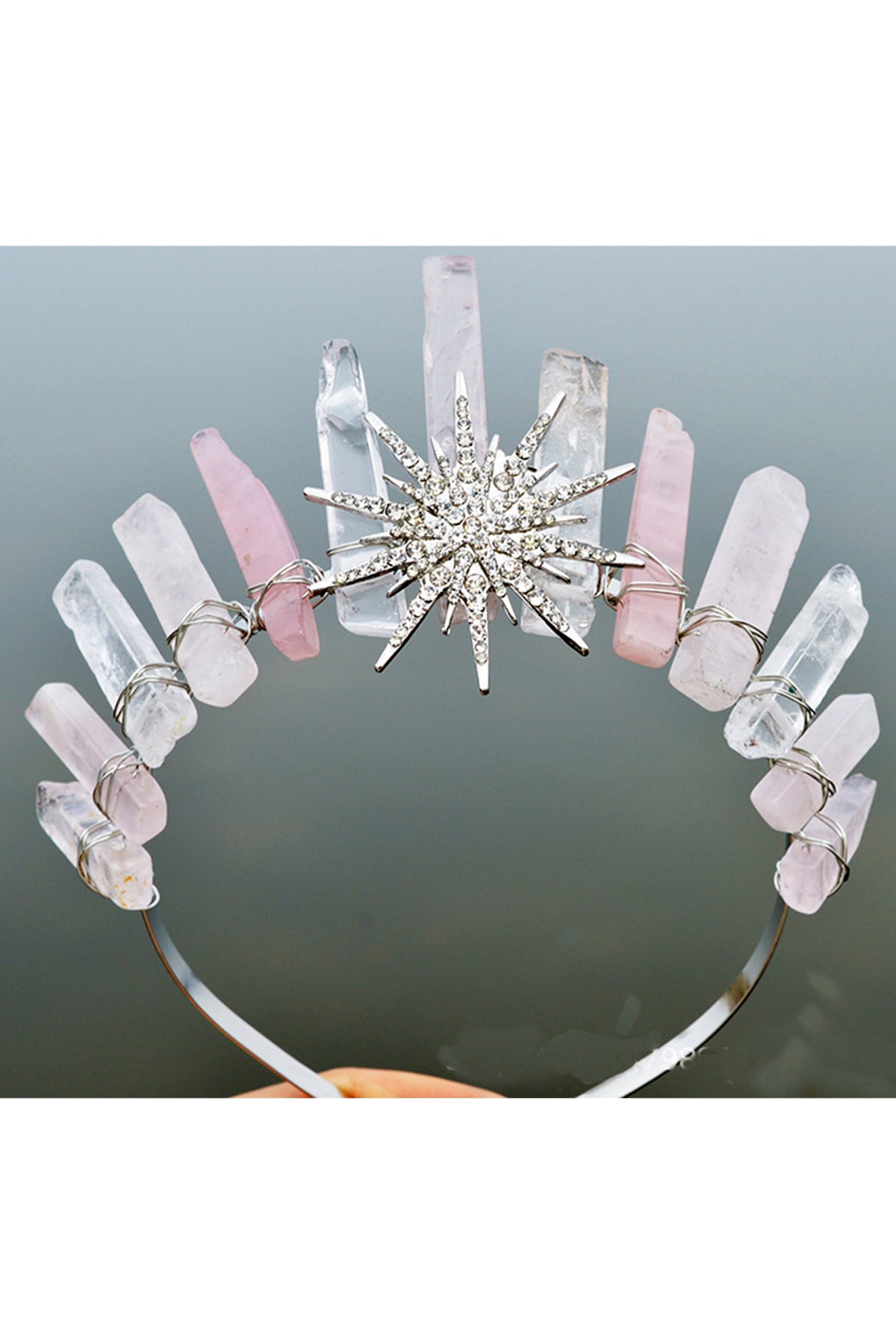Sun Natural Stone Headband L3529