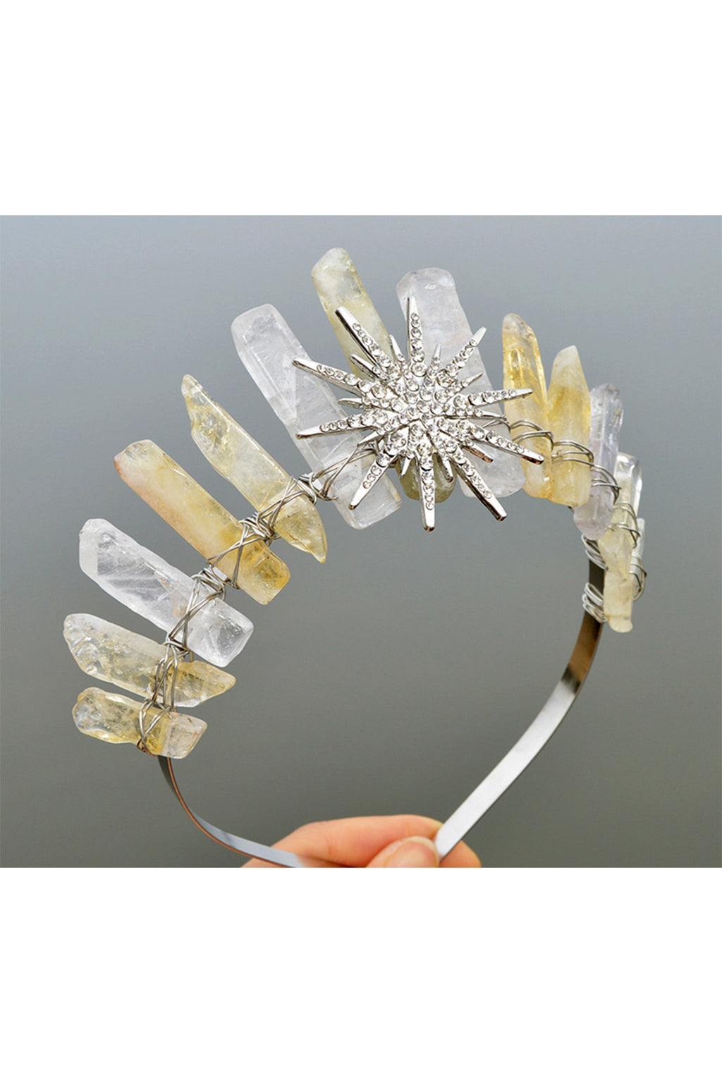 Sun Natural Stone Headband L3529