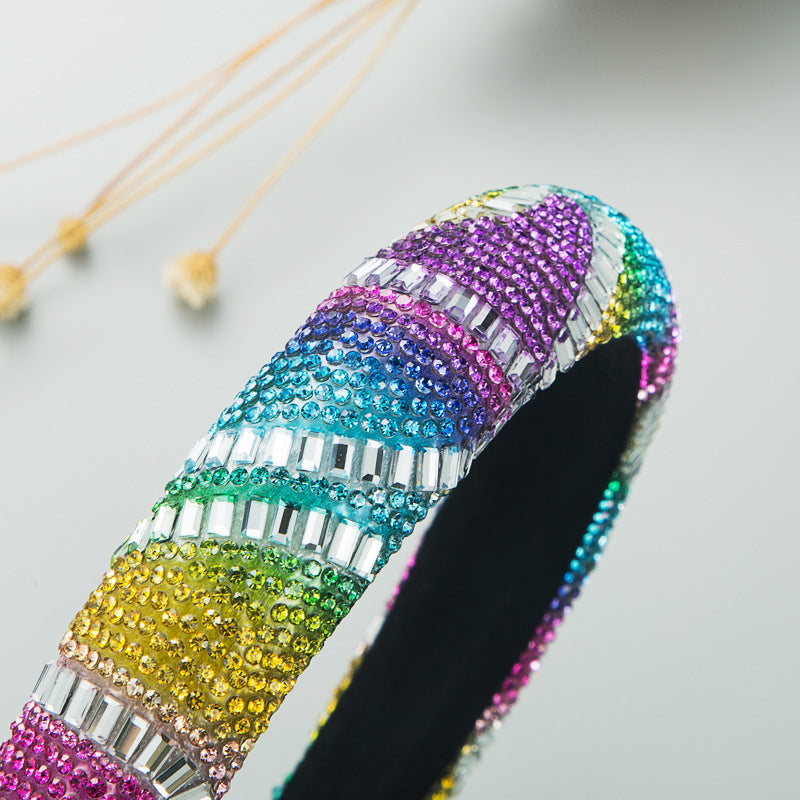 Rhinestone Sponge Headband L3536