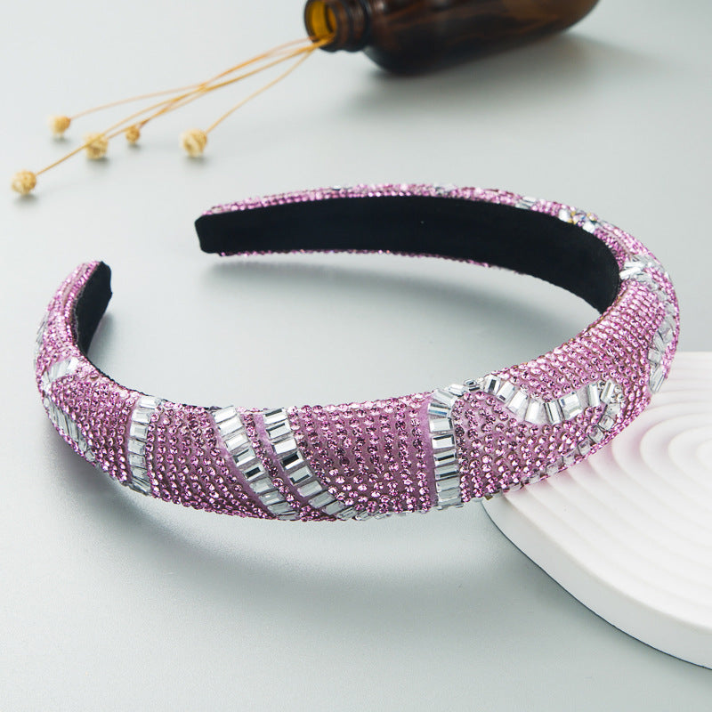 Rhinestone Sponge Headband L3536 - view 6