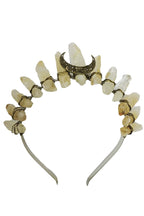 Yellow Quartz Moon Headband L3590