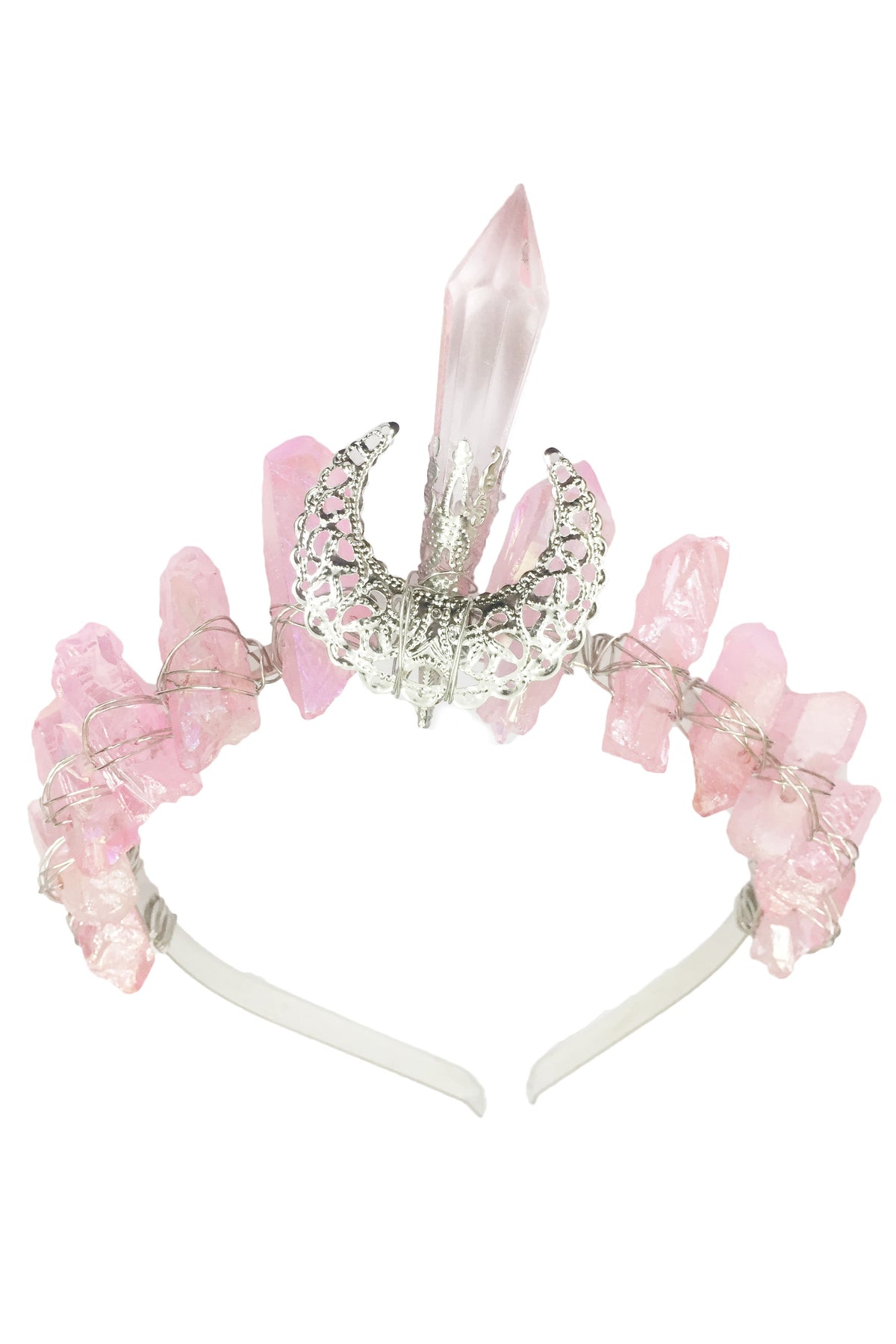 Moon Scepter Quartz Column Headband L3608