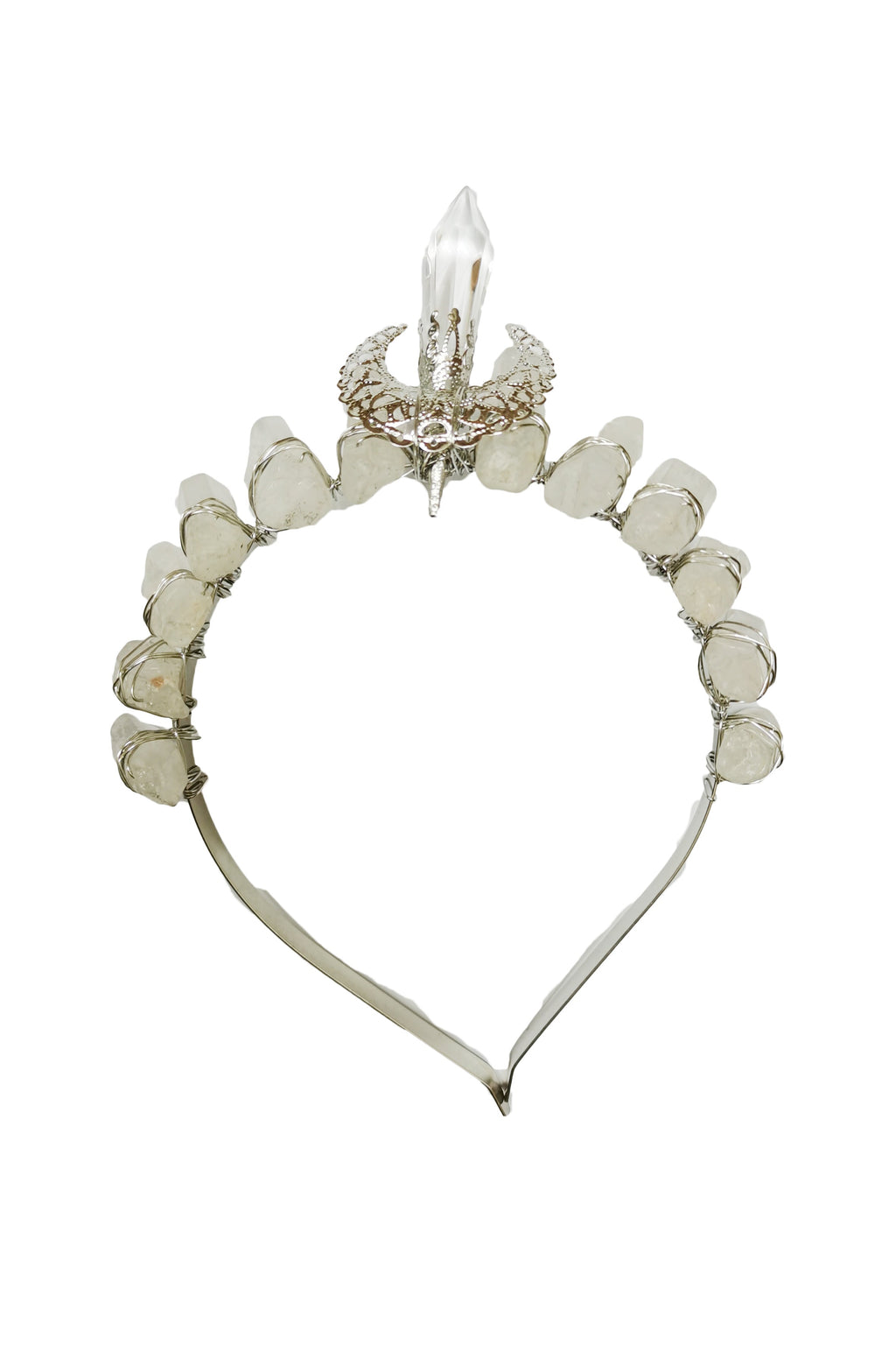 Moon Scepter Quartz Column Headband L3608