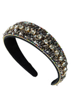Turquoise Bead Rhinestone Headband L3648
