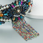 Baroque Tassel Rhinestone Headband L3654