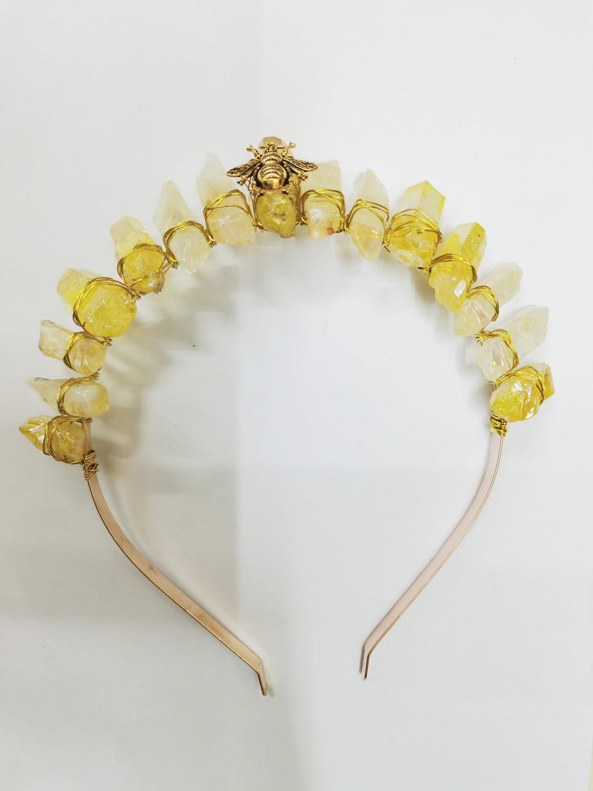 Bee Yellow Quartz Headband L3665