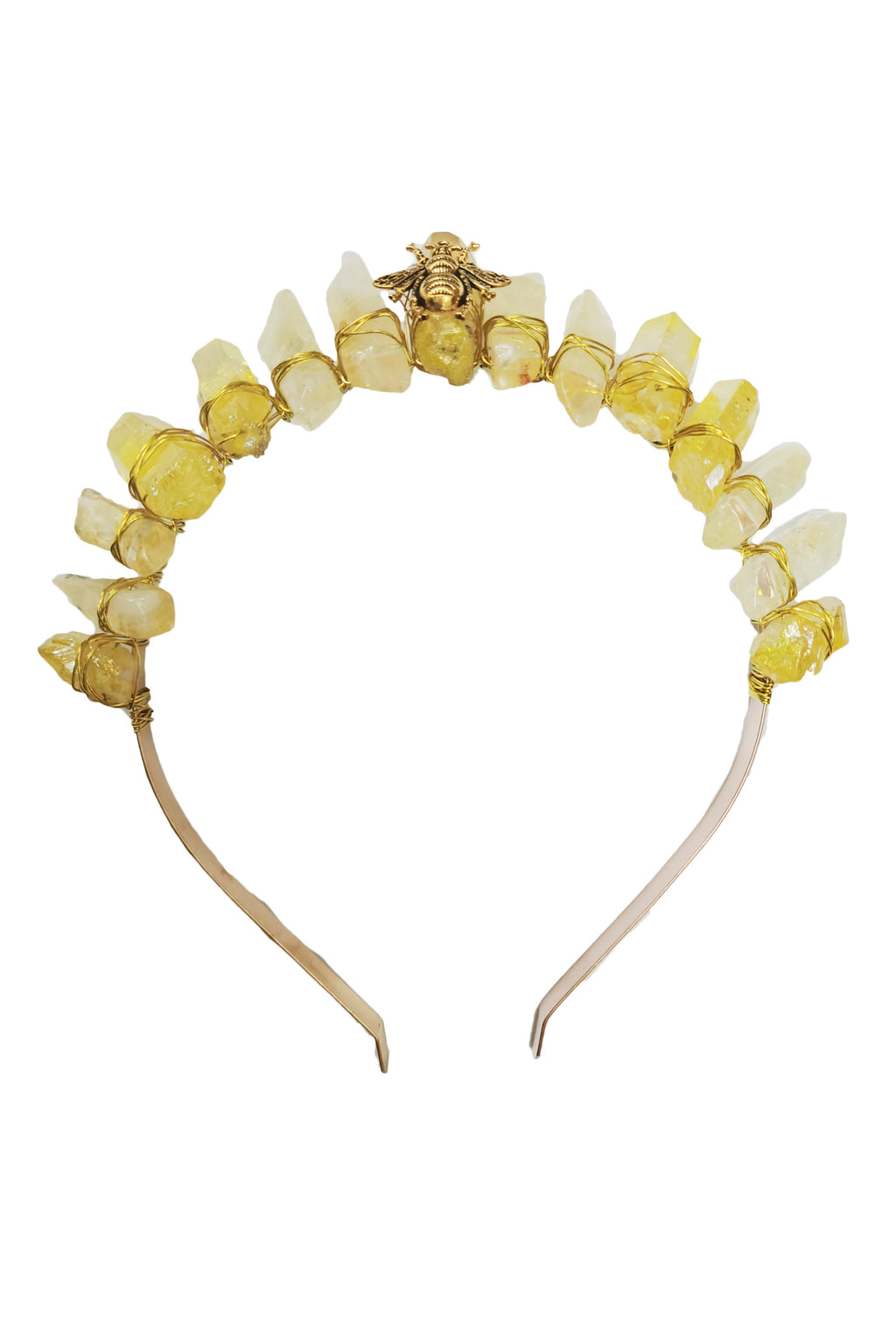 Bee Yellow Quartz Headband L3665