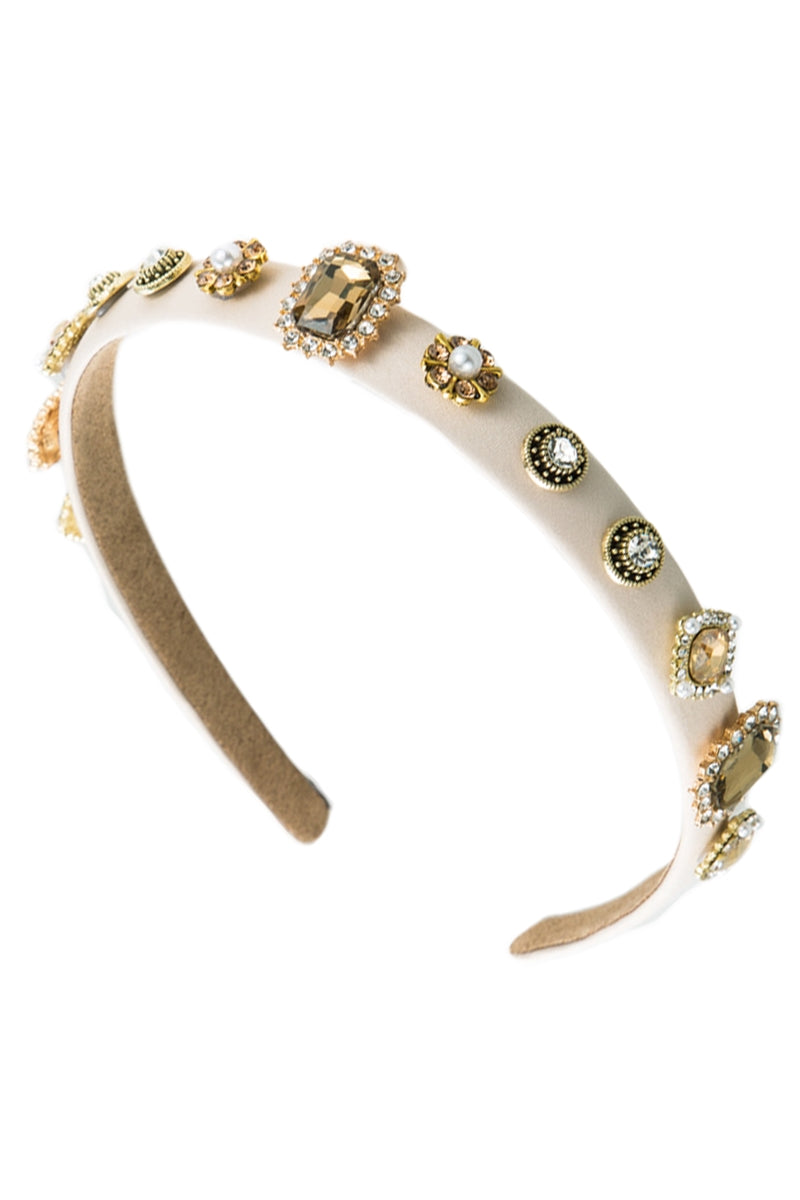 Flower Rhinestone Headband L3766