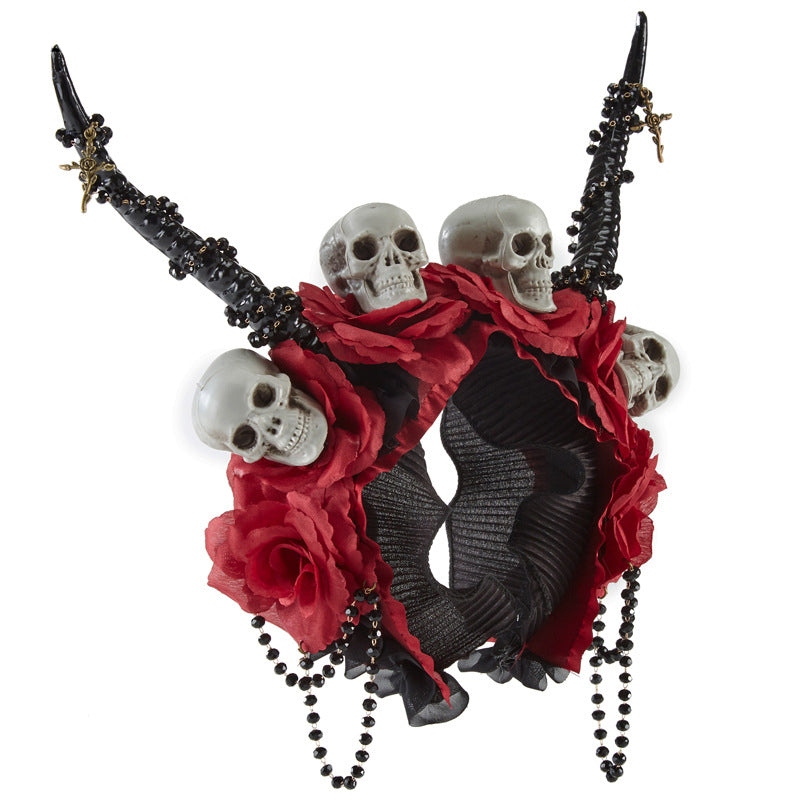 Gothic Horn Rose Headband L3782