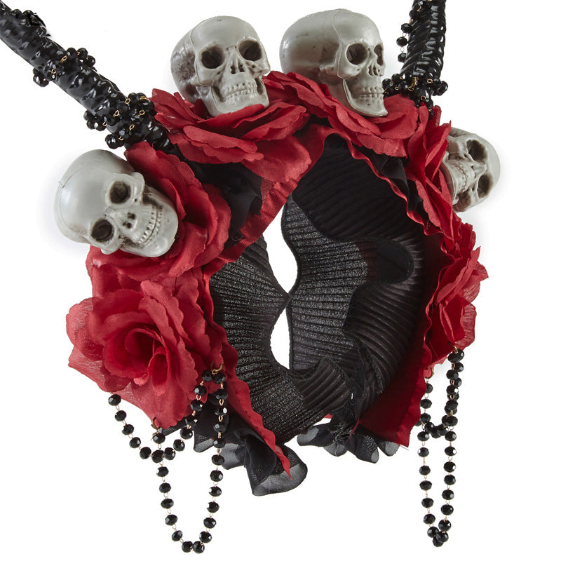 Gothic Horn Rose Headband L3782