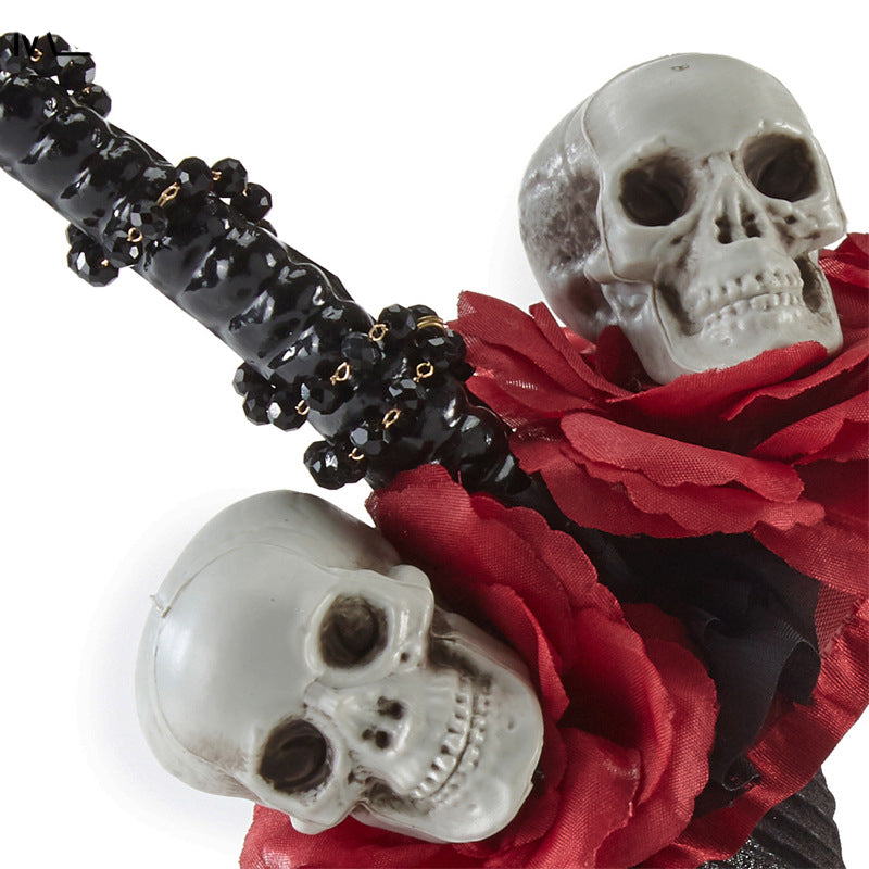 Gothic Horn Rose Headband L3782