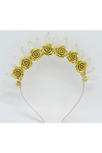 Rose Clear Quartz Headband L3801